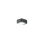 Applique LED solare TED da esterno 3W 300lm 4000K IP54 in alluminio antracite con sensore e pannello solare inclusi - INTEC - immagine 4