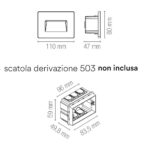 dimensioni segnapassi led stratos intec punto led