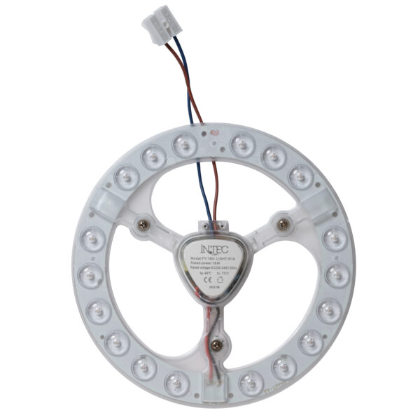 modulo circolina led 17w raggio 18 intec fan europe punto led