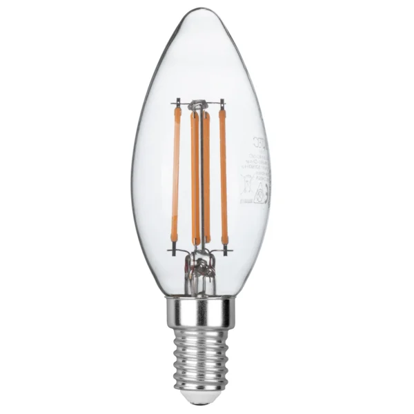 lampadina led oliva e14 6w 806 lm 3000k 4000k 6500k intec punto led