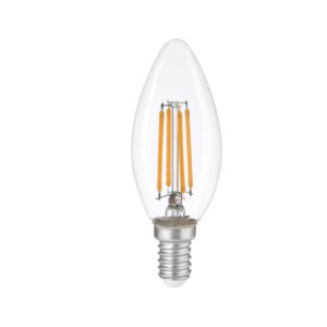 lampadina led filamento e14 3w 485lm 3000k 4000k 6500k intec punto led