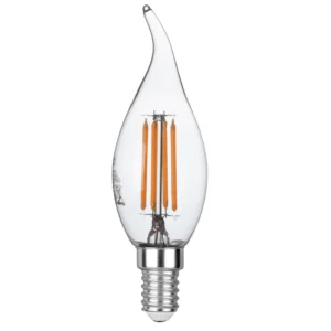 lampadina led e14 candela 4w 470lm intec punto led