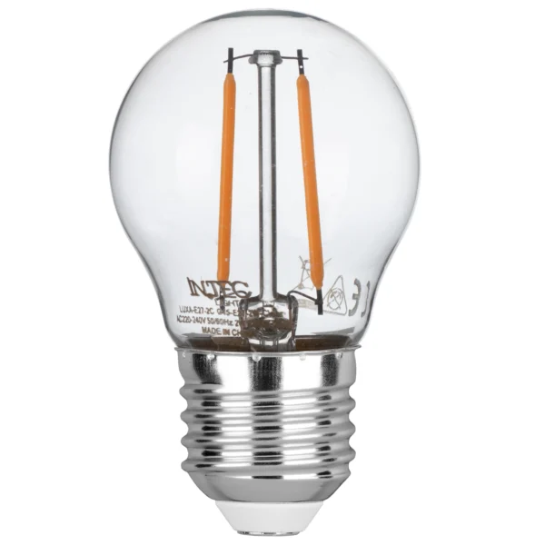 lampadina led filamento 2w intec punto led