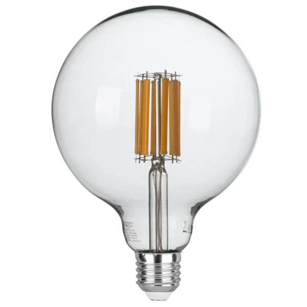 lampadina led e27 g125 16w 2300lm 2700k 4000k 6500k intec punto led