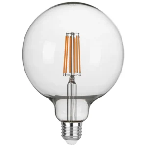 lampadina led filamento g125 e27 8w 1055lm intec fan europe punto led