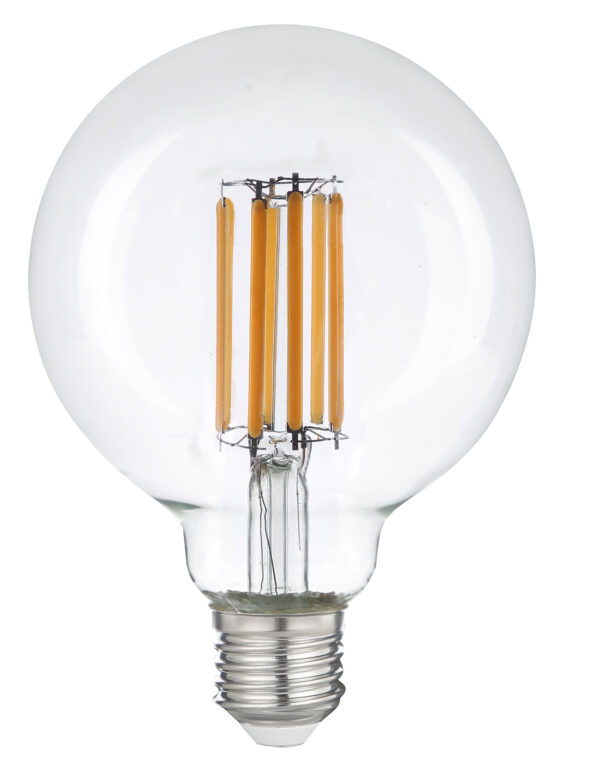 lampadina led e27 globo 8w 3000k 4000k 6500k 1521lm intec punto led