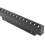 Modulo lineare LED Dark nero orientabile da 25 cm 10W Lighthouse