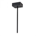 Kit con asta per sospensione rigida per binario superficiale Square