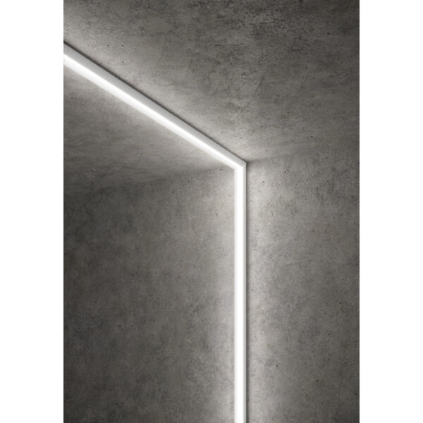 Profilo lineare Bucarest P in alluminio 2mt Gea Luce - immagine 2