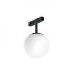 Sfera LED attacco curvo compatibile con binario Ring e con connessione a C/U binario Square