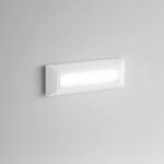 Segnapasso da parete in PC/ABS per esterno E-Sea Isyluce