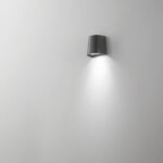Applique curvo in PC/ABS per esterni 1XGU10 E-Sea Tazza Isyluce