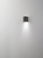Applique curvo in PC/ABS per esterni 1XGU10 E-Sea Isyluce