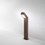 Paletto LED in alluminio con diffusore in vetro per esterni Anglet Isyluce
