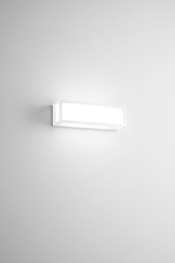 522.DECO Applique in alluminio luce diffusa per esterni Déco grande 2XE27 Isyluce - immagine 1