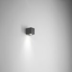 Applique cubo in alluminio per esterni Capri 1XGU10 Isyluce