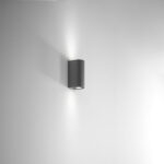 Applique biemissione in alluminio per esterni Pianosa 2XGU10 Isyluce