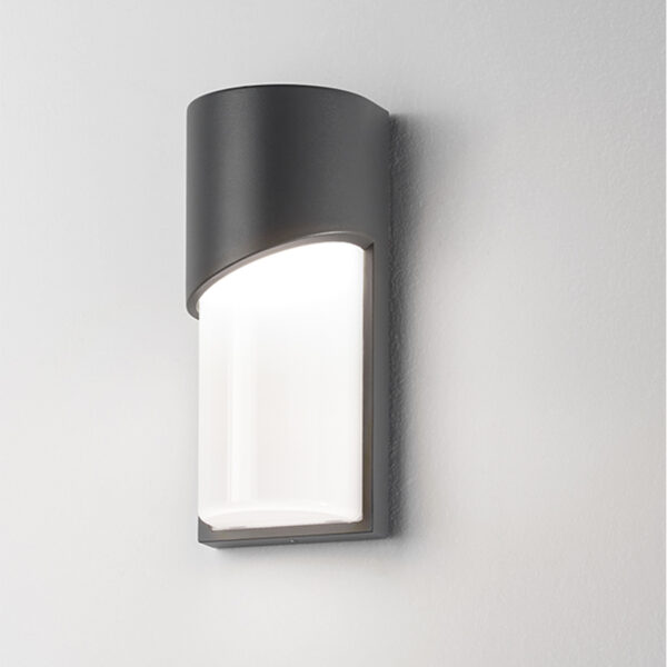 587.section Applique in alluminio per esterni Section curvo 1XE27 Isyluce - immagine 1