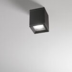 Plafone cubo diam.100 in alluminio per esterni 1XGU10 Prysm Isyluce