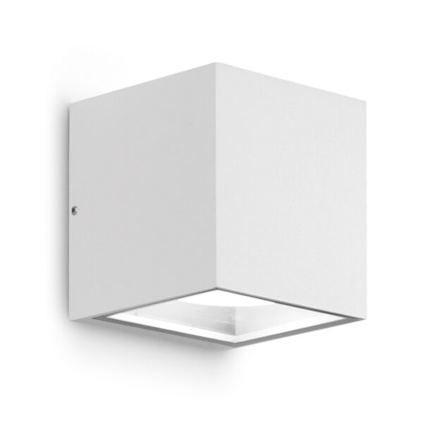 Applique biemissione cubo in alluminio per esterni 2xGX53 Gea Luce - immagine 1