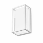 Plafoniera/applique LED luce diffusa per esterni struttura in alluminio CCT Gea Luce