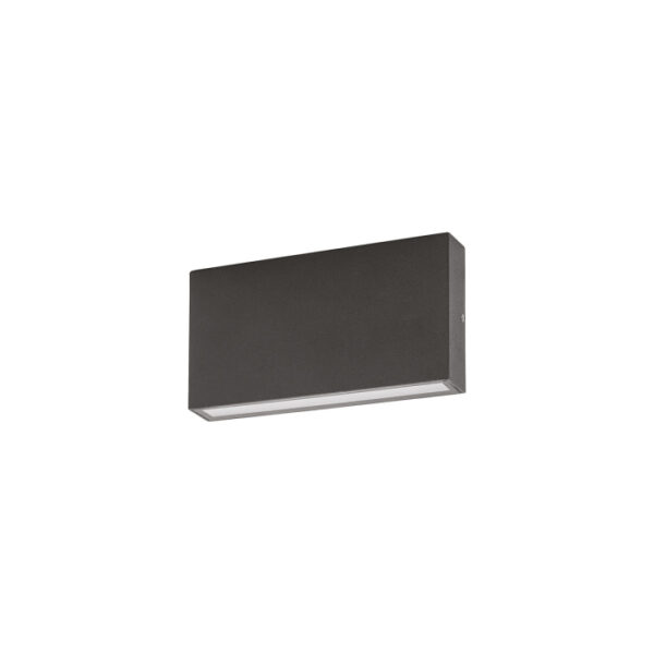 Applique LED rettangolare biemissione 175mm in alluminio per esterni CCT Gea Luce - immagine 1