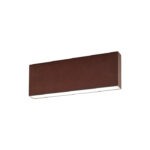 Applique LED rettangolare biemissione 260mm in alluminio per esterni CCT Gea Luce