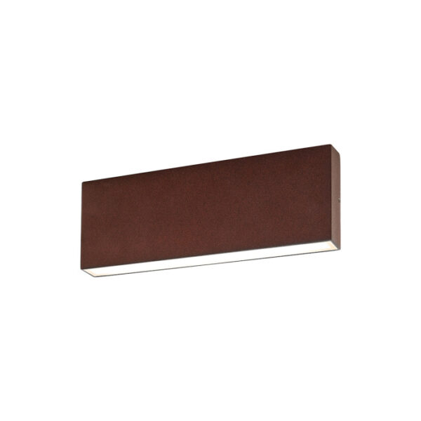 Applique LED rettangolare biemissione 260mm in alluminio per esterni CCT Gea Luce - immagine 1