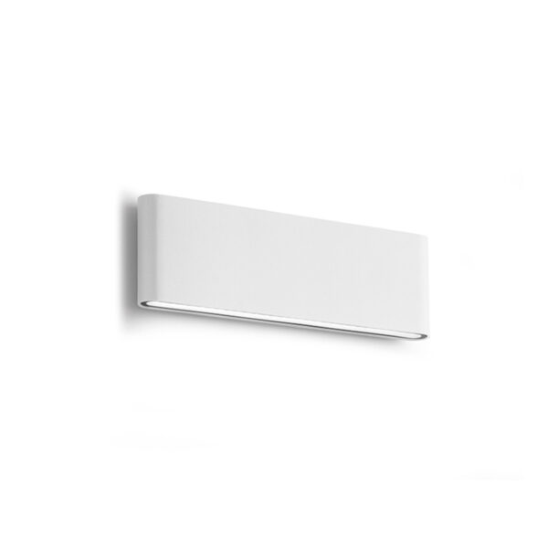 GES883 Applique LED piatta rettangolare biemissione 280mm in alluminio per esterni Gea Luce - immagine 1