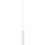 Sospensione LED a cilindro bianco per binario magnetico Lighthouse