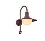 Applique con sensore Norman in alluminio per esterni 1XE27 - Trio
