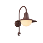 Applique con sensore Norman in alluminio per esterni 1XE27 - Trio