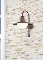 Applique con sensore Norman in alluminio per esterni 1XE27 - Trio - immagine 2