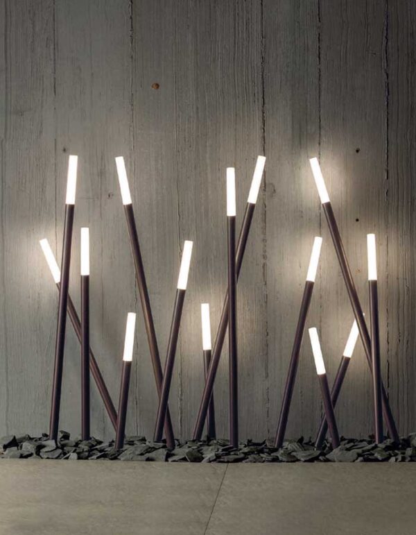 GEA-GES243 Paletto fiammifero LED in alluminio dotato di picchetto per esterni Gea Luce - immagine 1