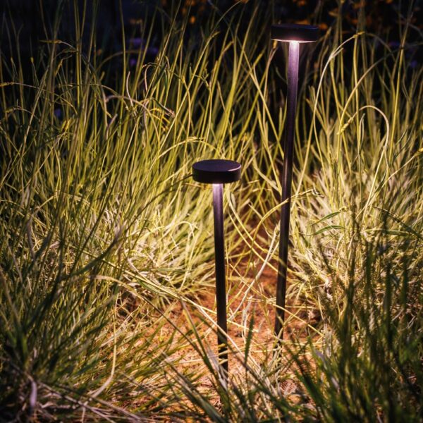 GES2420 Paletto LED in alluminio dotato di picchetto per esterni 1,5W Gea Luce - immagine 1