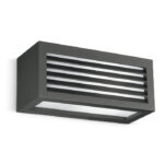 Applique con struttura in alluminio per esterni 1xE27 Gea Luce