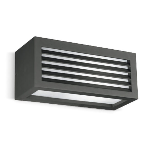 GES310-700x700 Applique con struttura in alluminio per esterni 1xE27 Gea Luce - immagine 1