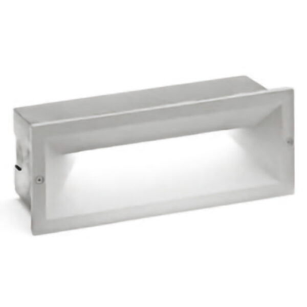 GES351-700x700 Segnapasso da incasso in alluminio per esterno 4000K Gea Luce - immagine 1