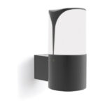 Applique cilindrico con struttura in alluminio per esterni 1xE27 IP44 Gea Luce
