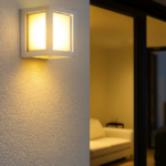 Applique LED Maya luce diffusa in termoplastica e acrilico per esterni CCT - Centro Faretti