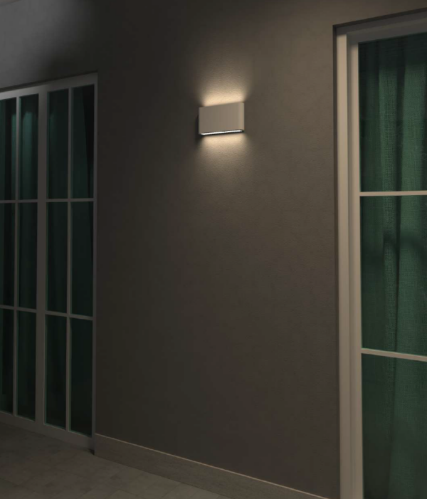 amalfi Applique LED biemissione Amalfi in alluminio per esterni CCT - Centro Faretti - immagine 1