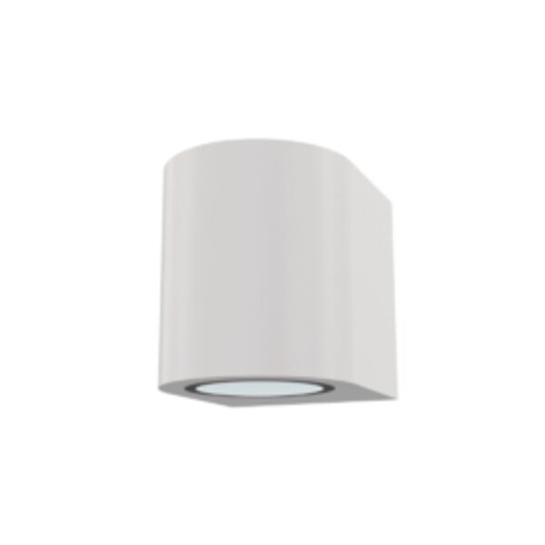 dropbianco Applique Drop one monoemissione in alluminio per esterni 1XGU10 - Centro Faretti - immagine 1