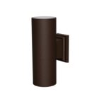 Applique LED Glow biemissione in alluminio per esterni 2XGU10 - Centro Faretti