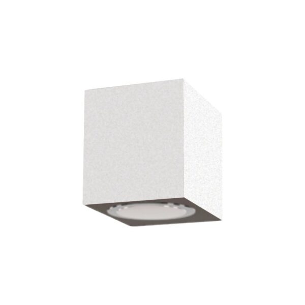 Applique Kube one monoemissione in alluminio per esterni 1XGU10 - Centro Faretti - immagine 1