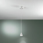 Sospensione Lex cono bianco 5W 3000K - Ondaluce - immagine 2