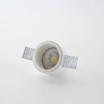 Gypsos Portafaretto in gesso diametro80 1XGU10 IP20- Isyluce Affralux